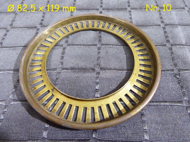 Kugelring für Petroleumlampe Kosmos Matador Wiener Duplex Brenner zum aufstecken Ø 82,5 x 119 mm