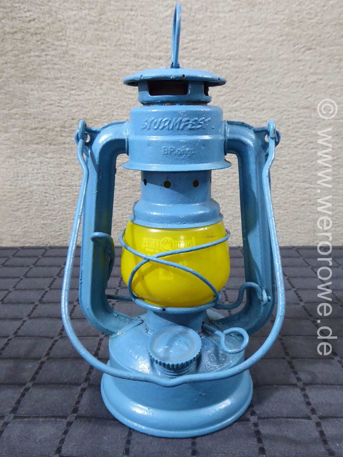 Original Nier Feuerhand 175 StR BP.ang. Sturmfest Petroleumlampe Öllampe Petroleum Laterne