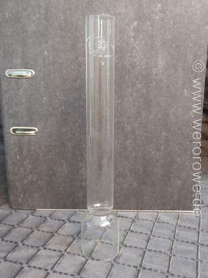Kosmoszylinder Ø 45 mm 12''' linig Höhe 26 cm Glaszylinder Petroleumlampe Öllampe