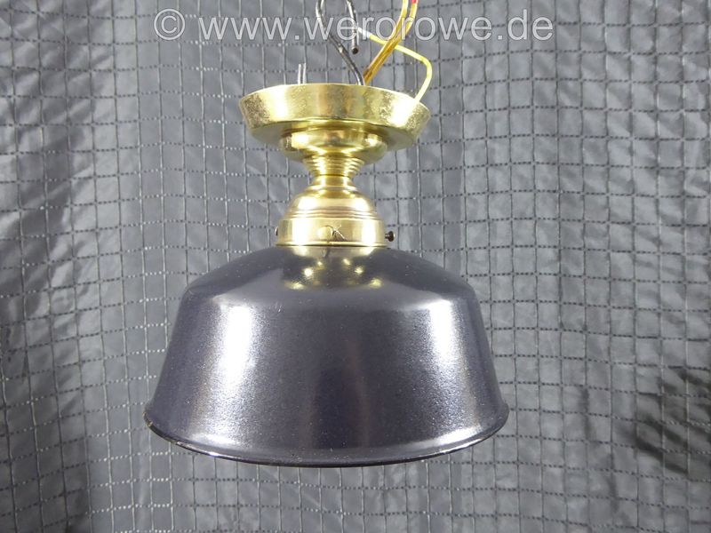 Deckenlampe Emaillelampe Schwarz Weiß Deckenleuchte Alt Antik Küchen Leuchte Lampe