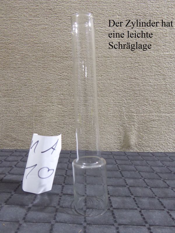 Moderateur Argand Moderator Öllampe Ø 46 x H 240 mm Petroleumlampe Glaszylinder Kosmoszylinder