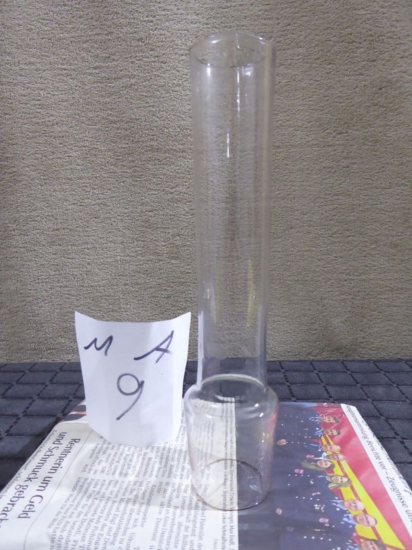 Moderateur Argand Moderator Öllampe Ø 46 x H 230 mm Petroleumlampe Glaszylinder Kosmoszylinder