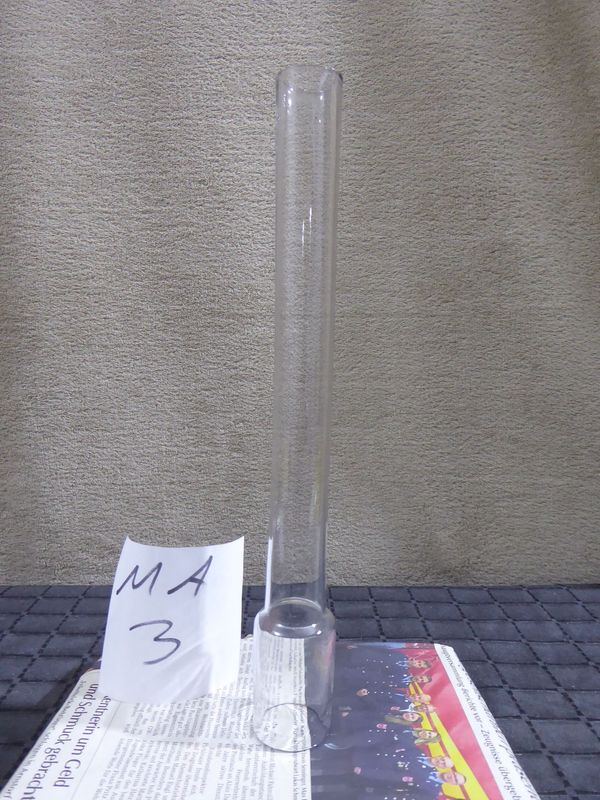 Moderateur Argand Moderator Öllampe Ø 40 x H 315 mm Petroleumlampe Glaszylinder Kosmoszylinder