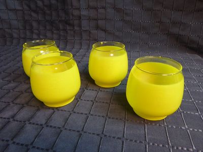 Feuerhand 275 276 Glas Gelb Petroleumlampe Petroleum Laterne