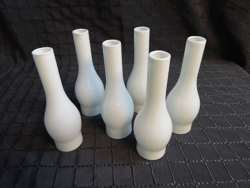 Glaszylinder Wiener Zylinder Ø 51,5 x 175 mm Opalglas Cylinder Petroleumlampe
