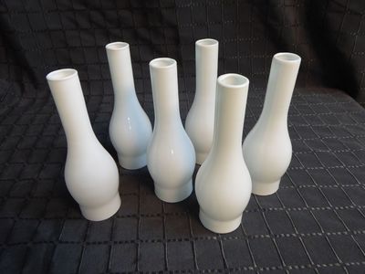 Glaszylinder Wiener Zylinder Ø 51,5 x 175 mm Opalglas Cylinder Petroleumlampe