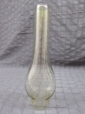 Glaszylinder Petroleumlampe Oval 52 x H 256 mm Ersatzglas Duplexbrenner Glas