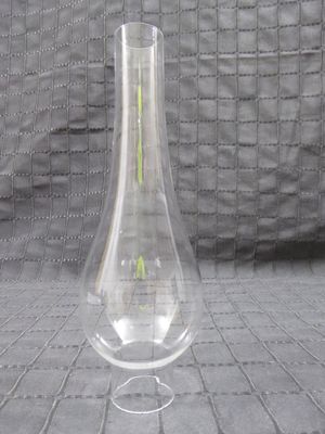 Wiener Zylinder 38 x H 214 mm Ersatzglas Glas Petroleumlampe Lampenglas Öllampe Glaszylinder