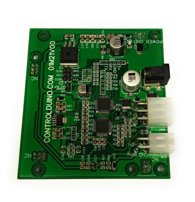 Controlduino 01M21V00. Wideband lambda sensor control module for Arduino + rpm.