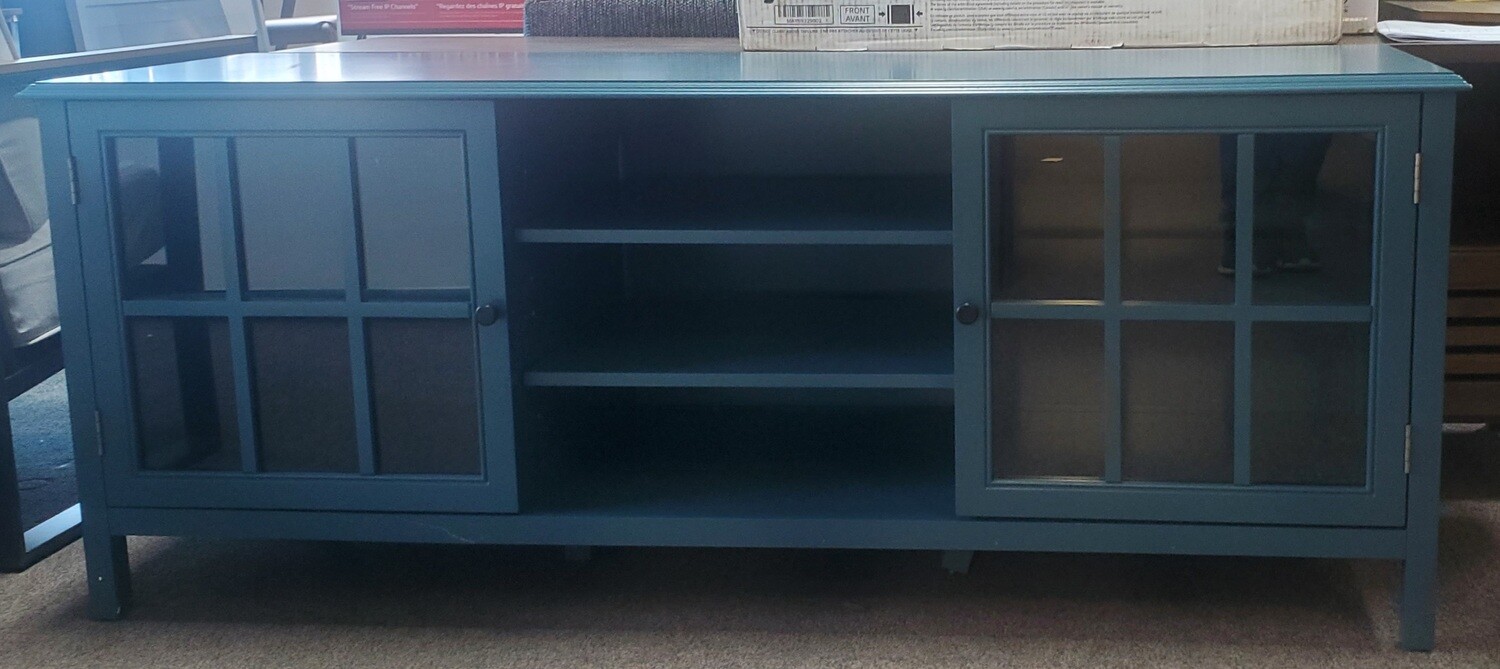 Windham Large Teal Media Cabinet