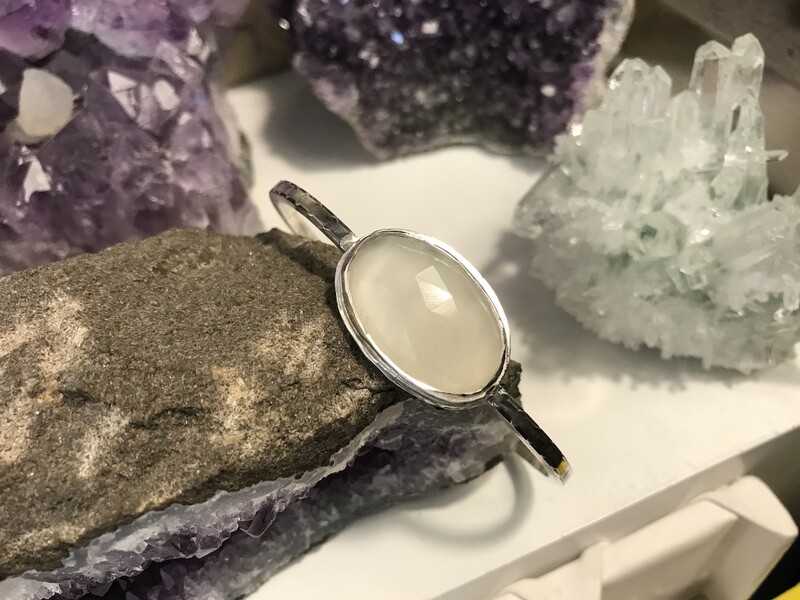 “Snow Moon” Cuff Bracelet