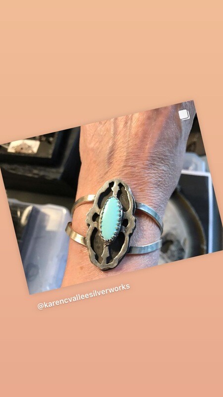 Sterling Silver and Turquoise Cuff/Bracelet