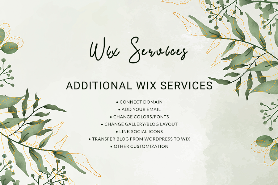 Additional Wix Services