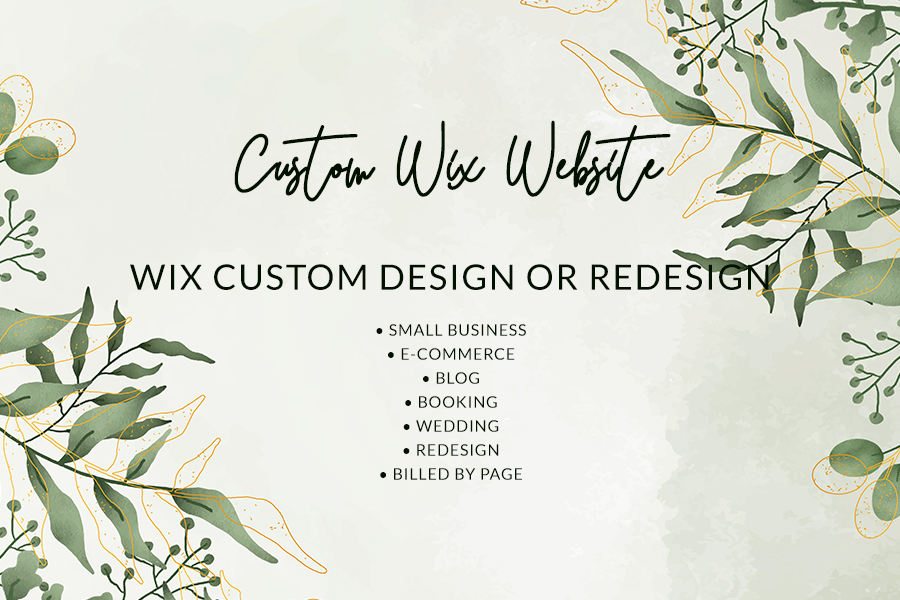 Wix Website Design/Redesign