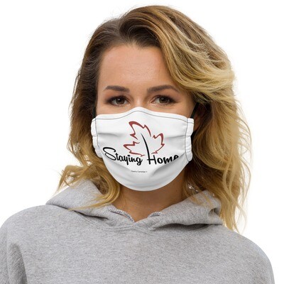 Quietly Canadian™ Staying Home Premium face mask