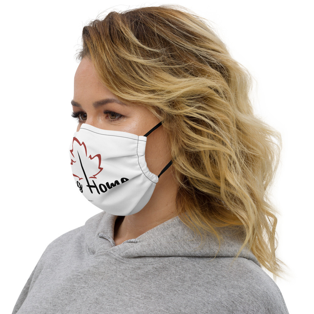 Quietly Canadian™ Staying Home Premium face mask