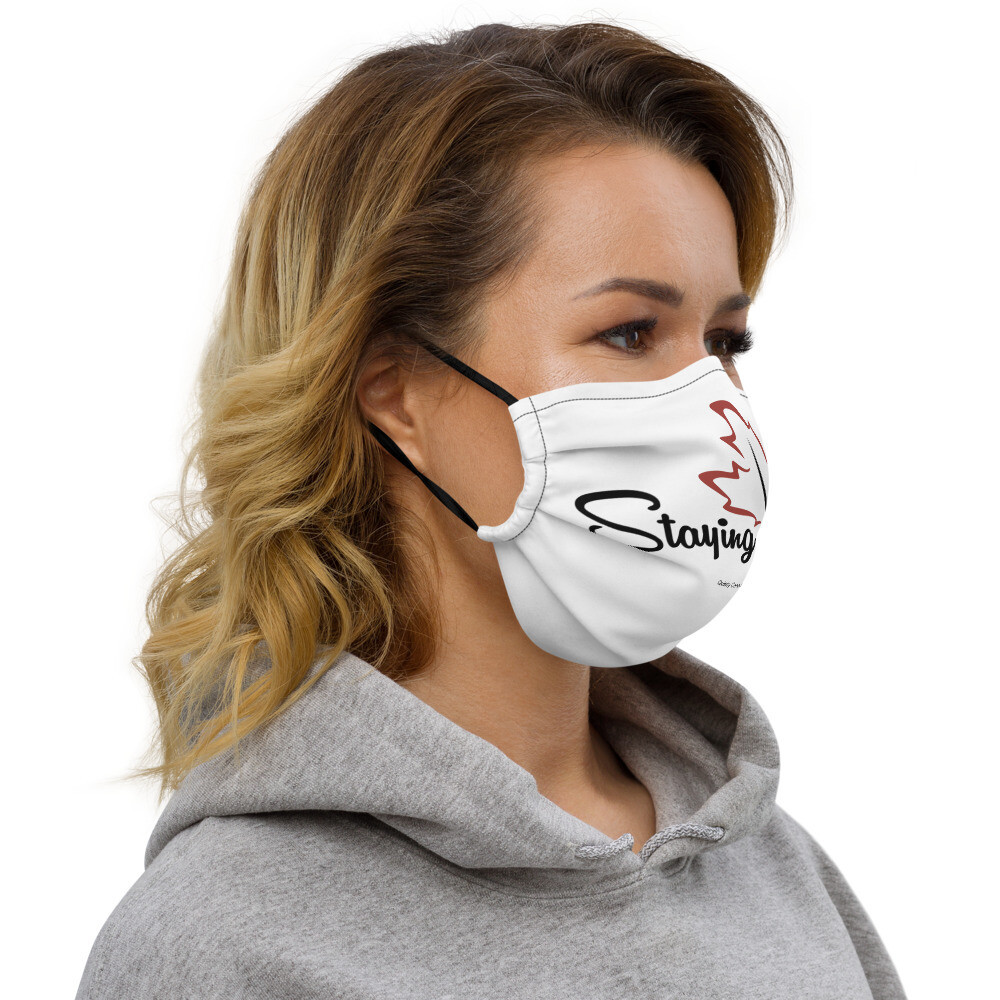 Quietly Canadian™ Staying Home Premium face mask