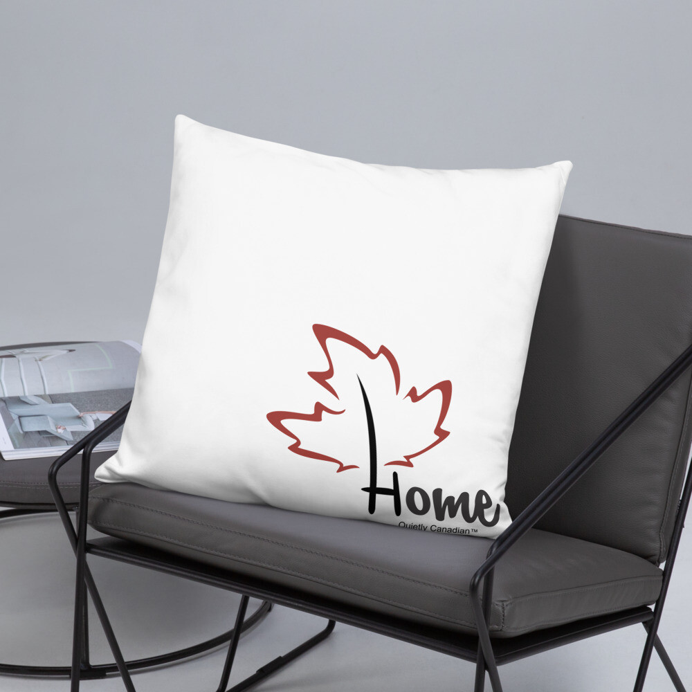 Quietly Canadian™ Home Leaf Pillow