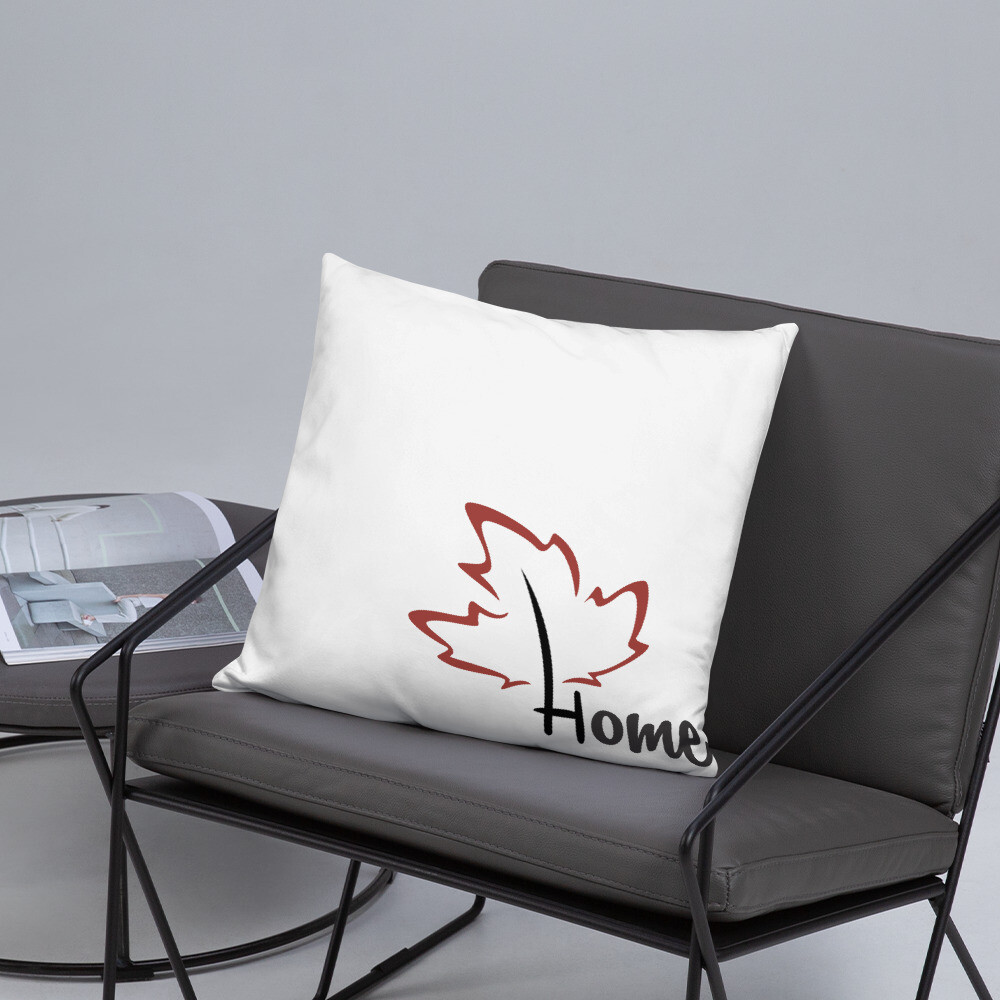 Quietly Canadian™ Home Leaf Pillow
