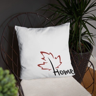 Quietly Canadian™ Home Leaf Pillow