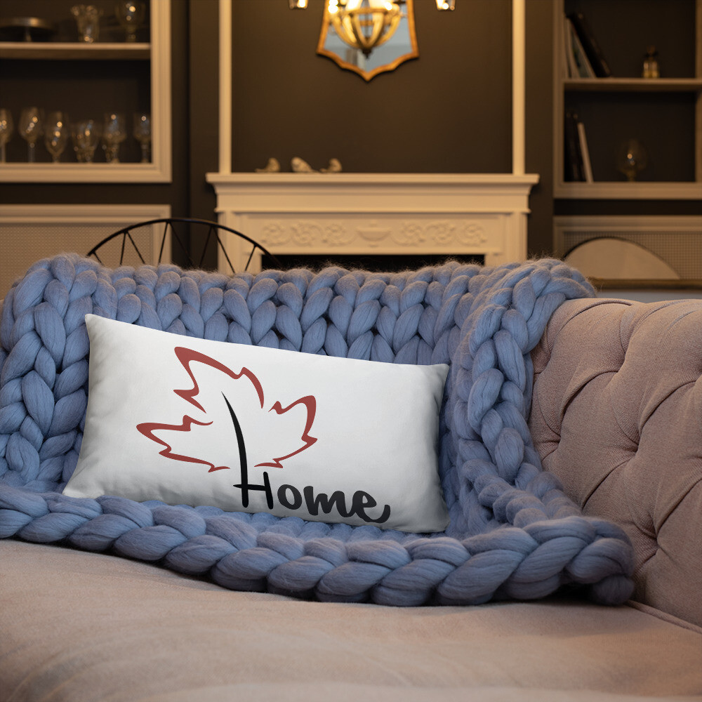 Quietly Canadian™ Home Leaf Pillow