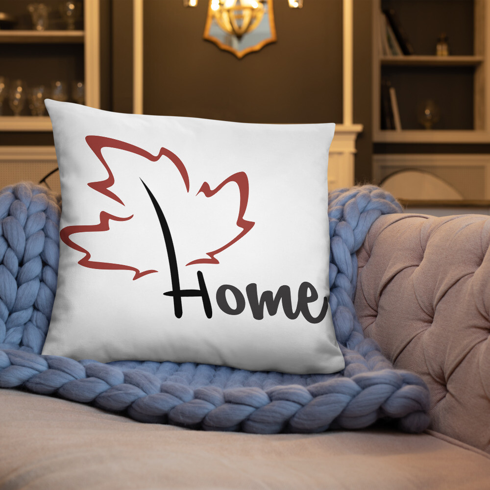 Quietly Canadian™ Home Leaf Pillow