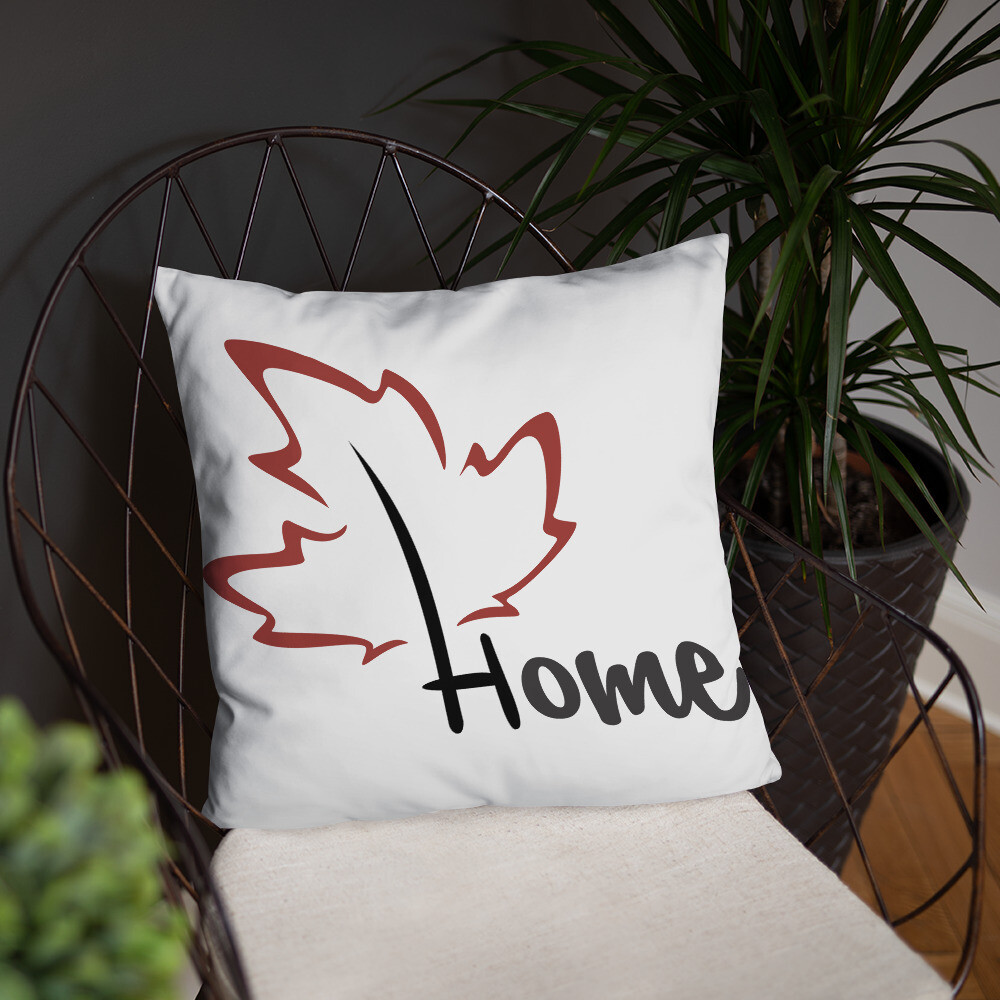 Quietly Canadian™ Home Leaf Pillow