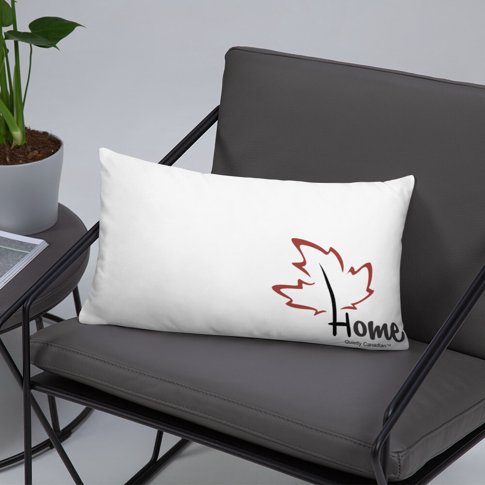 Quietly Canadian™ Home Leaf Pillow
