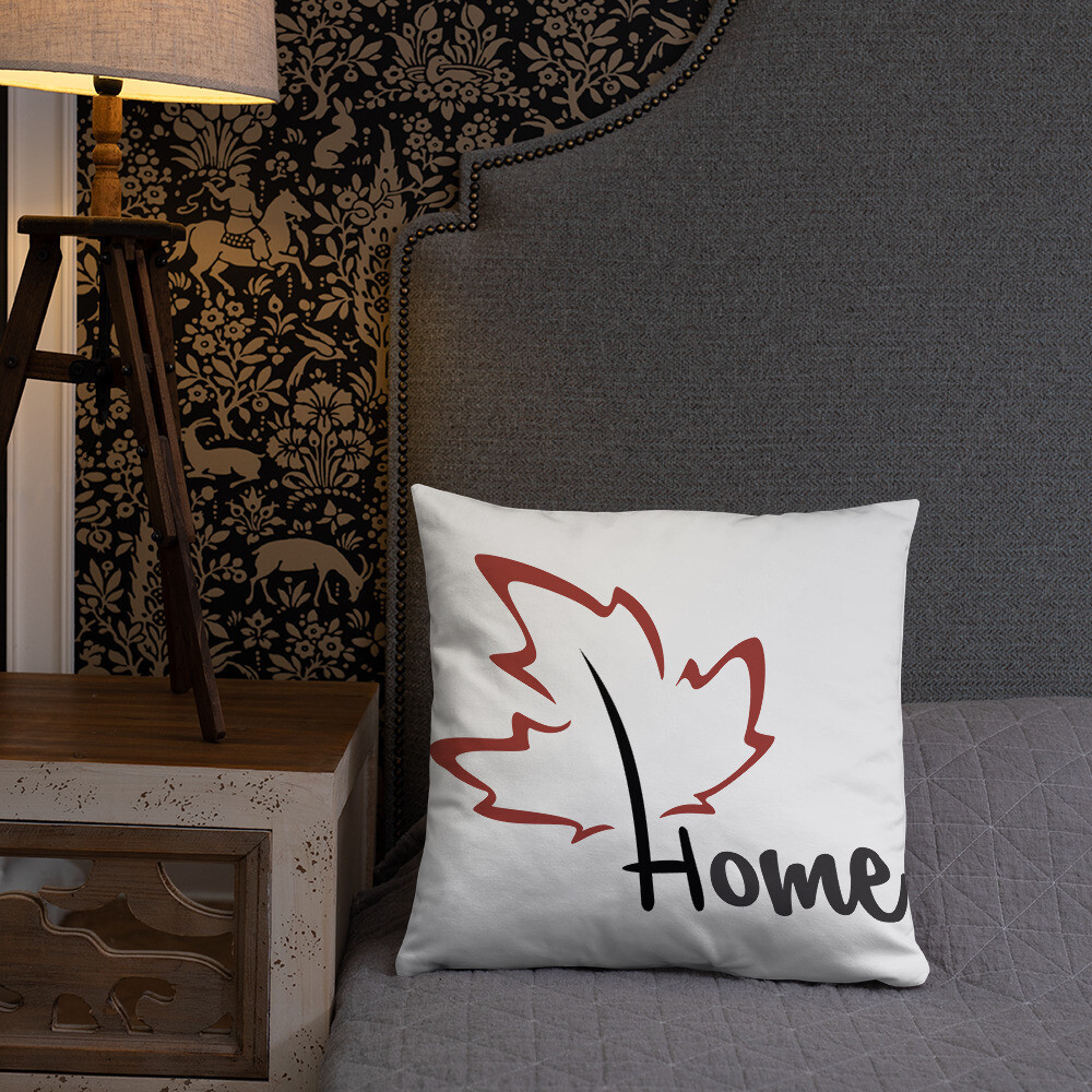 Quietly Canadian™ Home Leaf Pillow