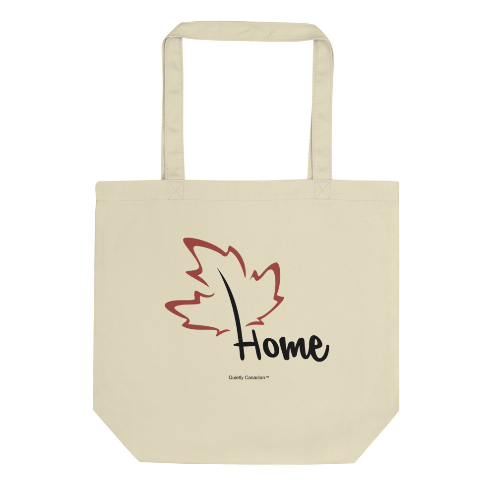 Quietly Canadian™ Home Leaf Eco Tote Bag