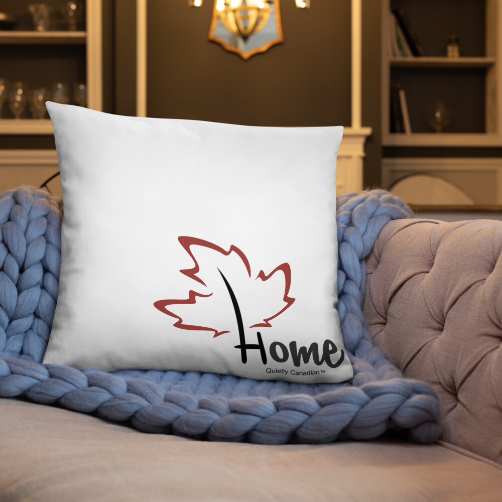 Quietly Canadian™ Home Leaf Pillow