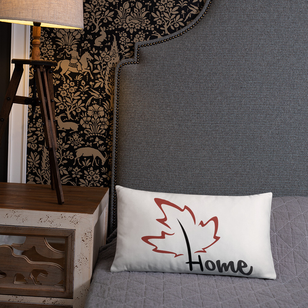 Quietly Canadian™ Home Leaf Pillow