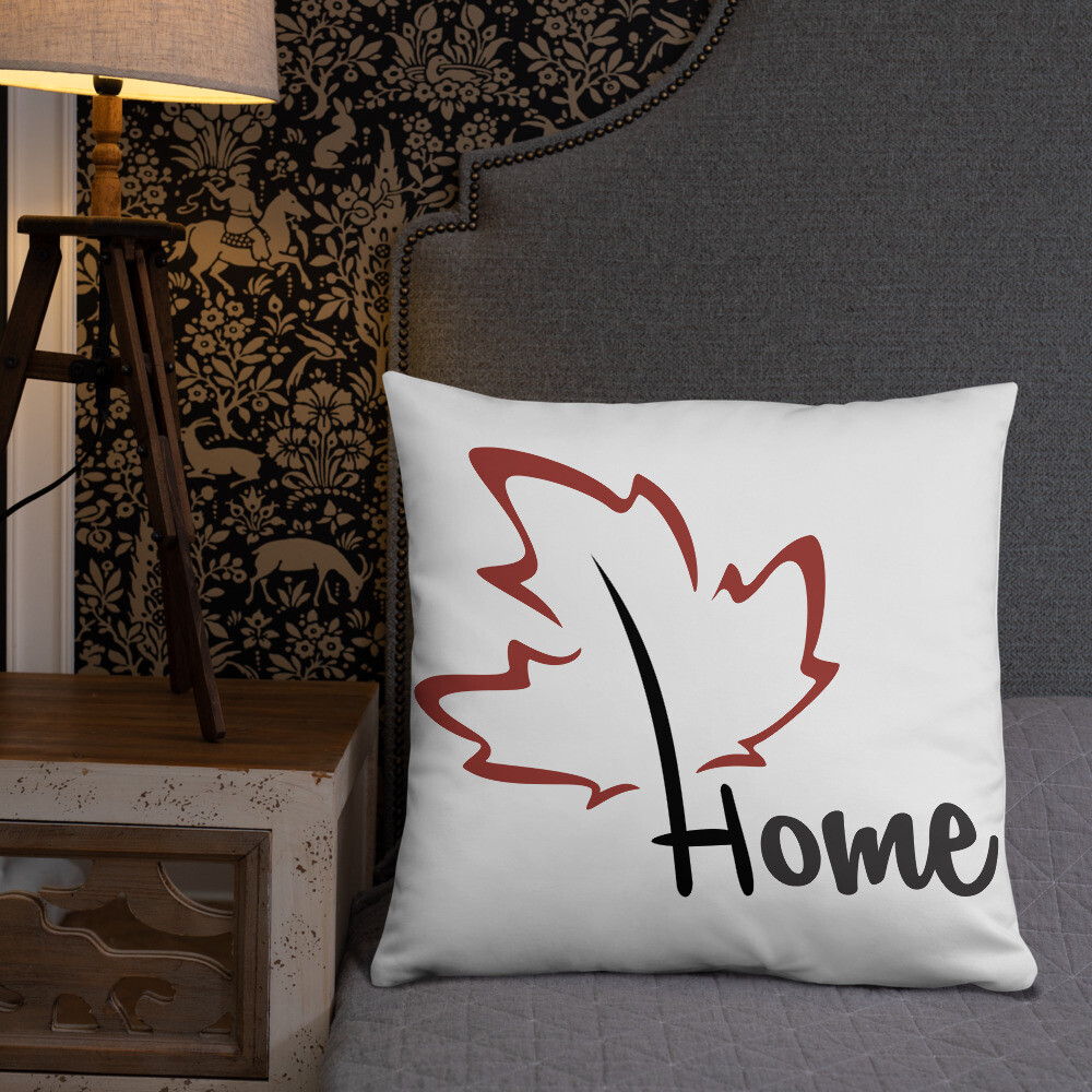Quietly Canadian™ Home Leaf Pillow