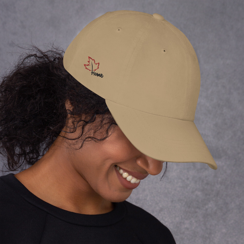 Quietly Canadian™ Light Colored Embroidered Home Leaf Cap