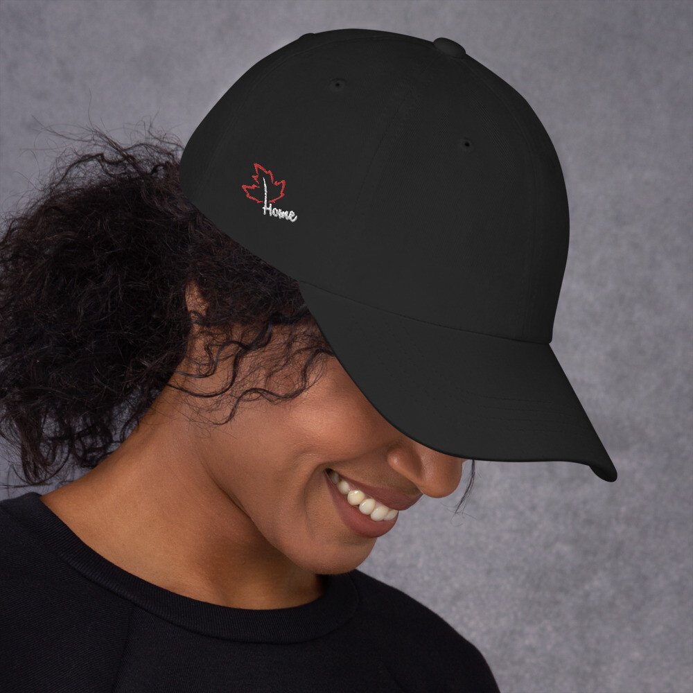 Quietly Canadian™ Dark Colored Embroidered Home Leaf Cap