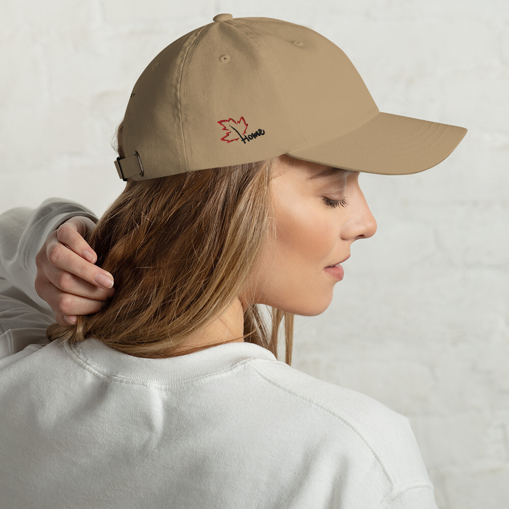 Quietly Canadian™ Light Colored Embroidered Home Leaf Cap