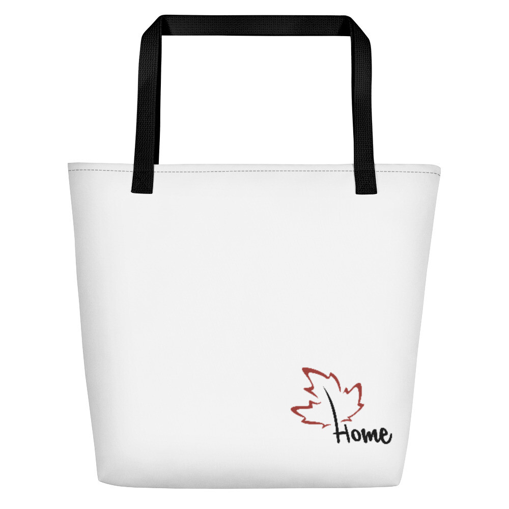 Quietly Canadian™ Home Leaf Beach Bag