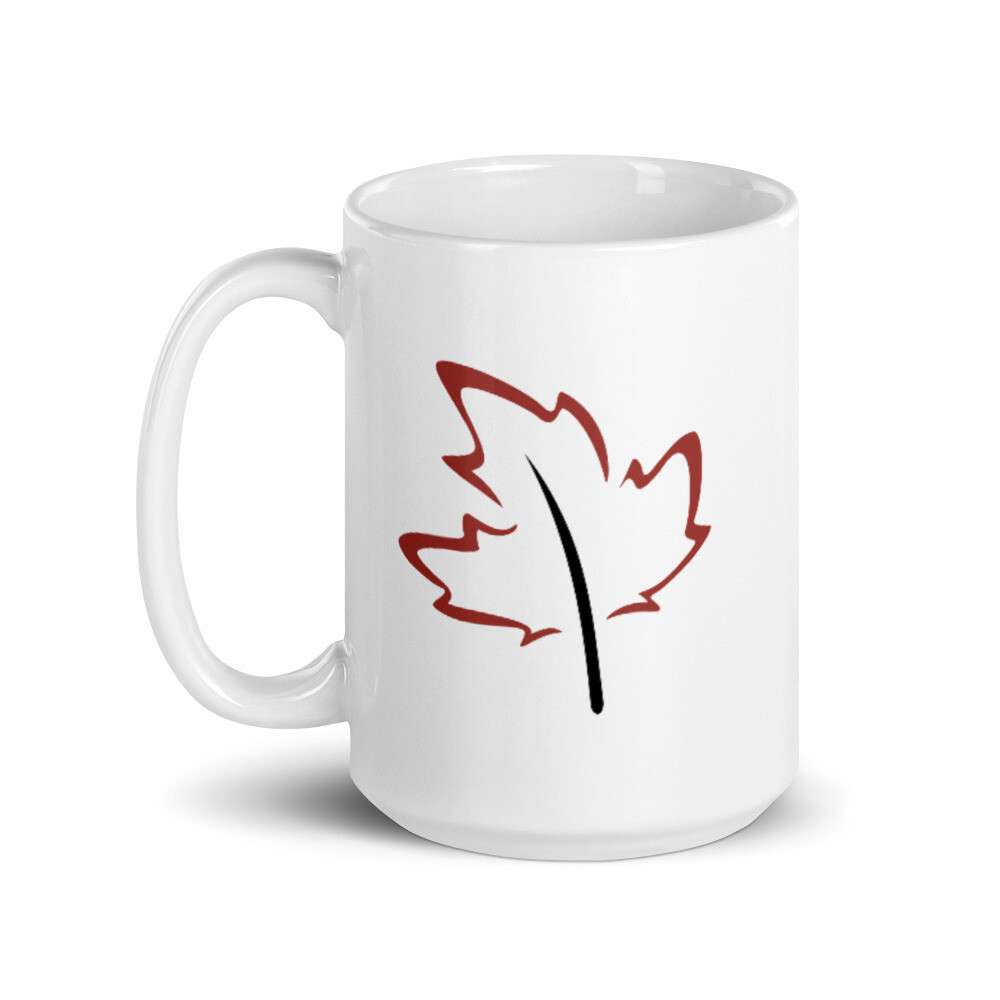 Quietly Canadian™ Windy Leaf Mug