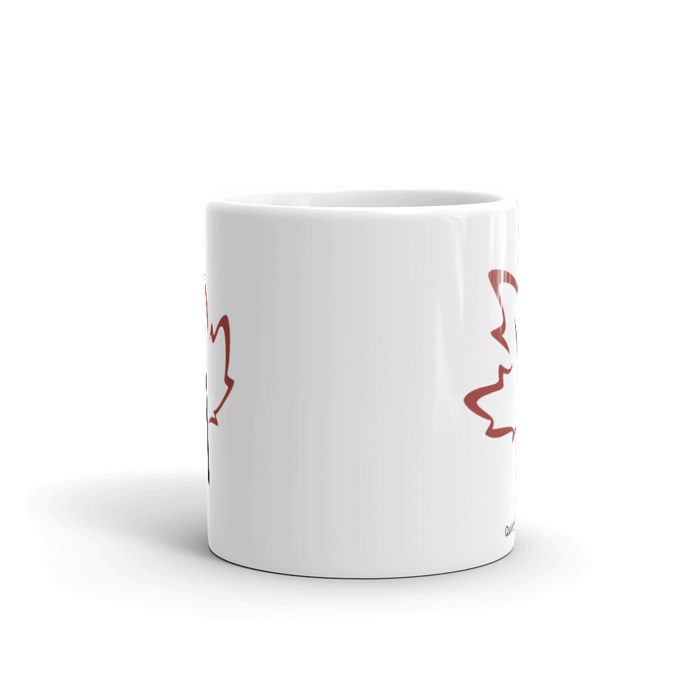 Quietly Canadian™ Windy Leaf Mug