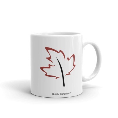 Quietly Canadian™ Windy Leaf Mug