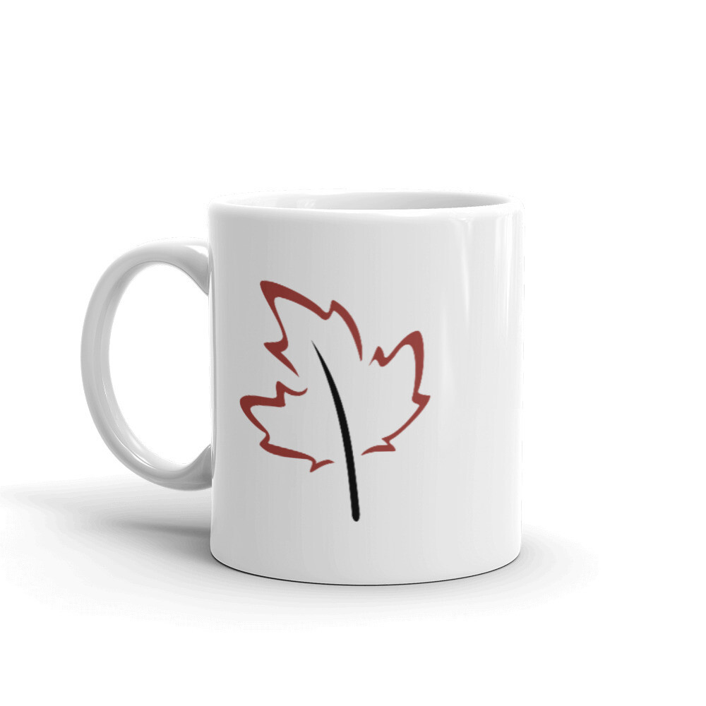 Quietly Canadian™ Windy Leaf Mug