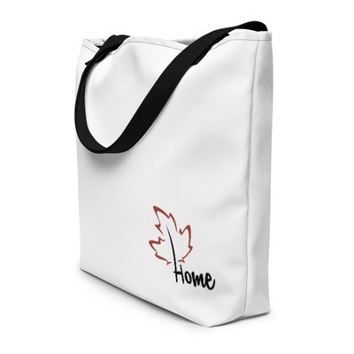Quietly Canadian™ Home Leaf Beach Bag