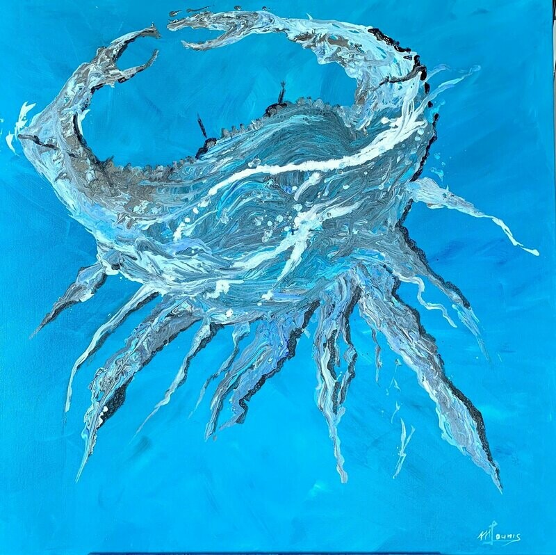 Abstract Blue Crab