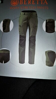 Pantalon Beretta stretch vert