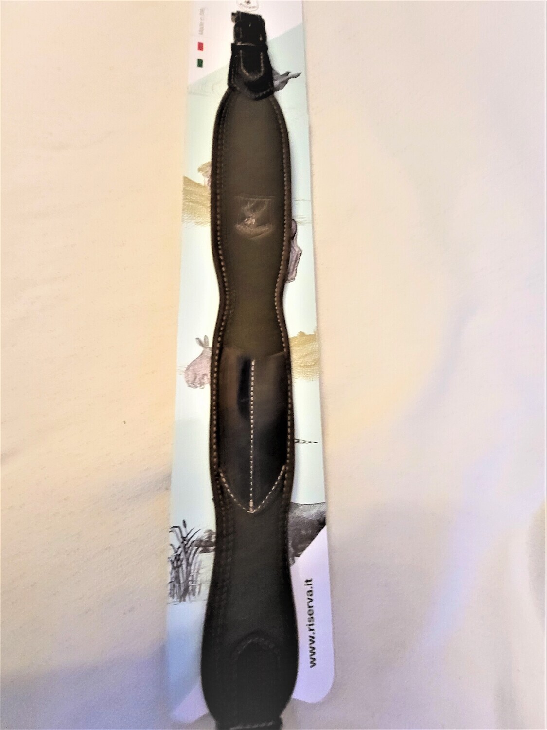 Sangle De Circonférence Western Pour Cheval - Néoprène Antidérapant, Marron, Droite RCA