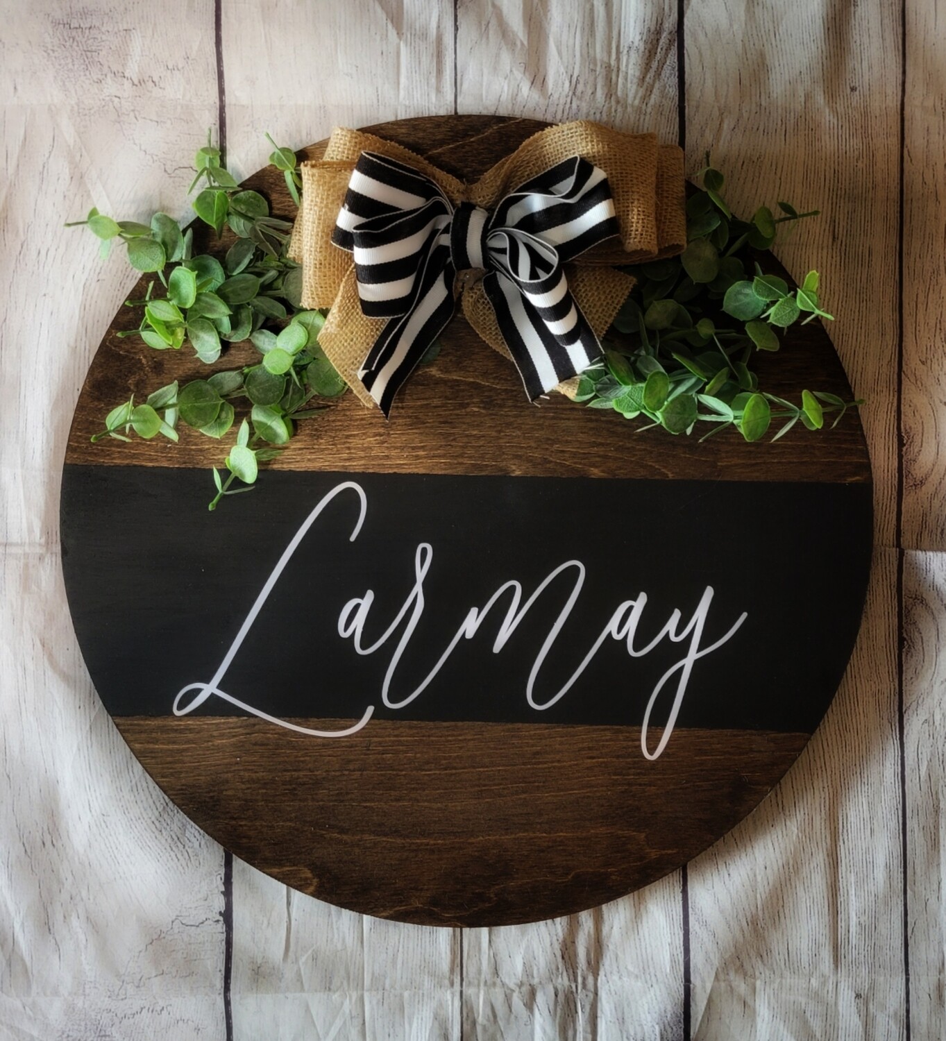 Custom Last Name Door Hanger