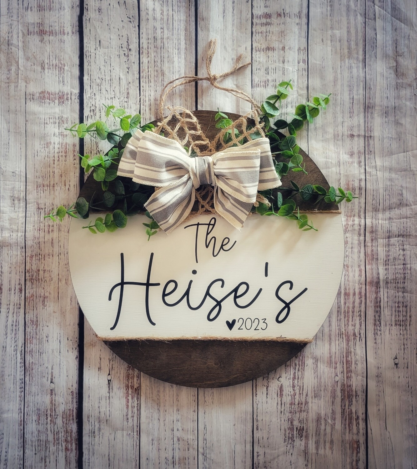 Personalized White Hanger