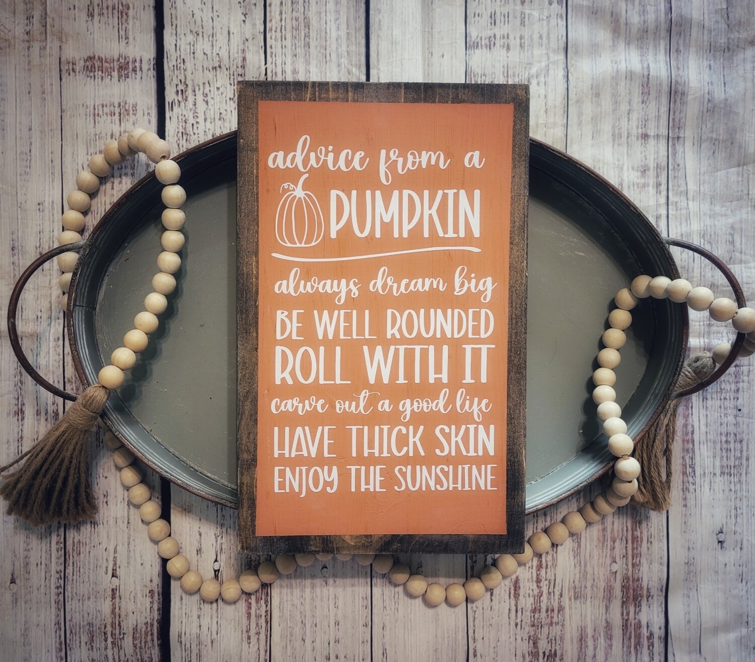 Advice from a Pumpkin
