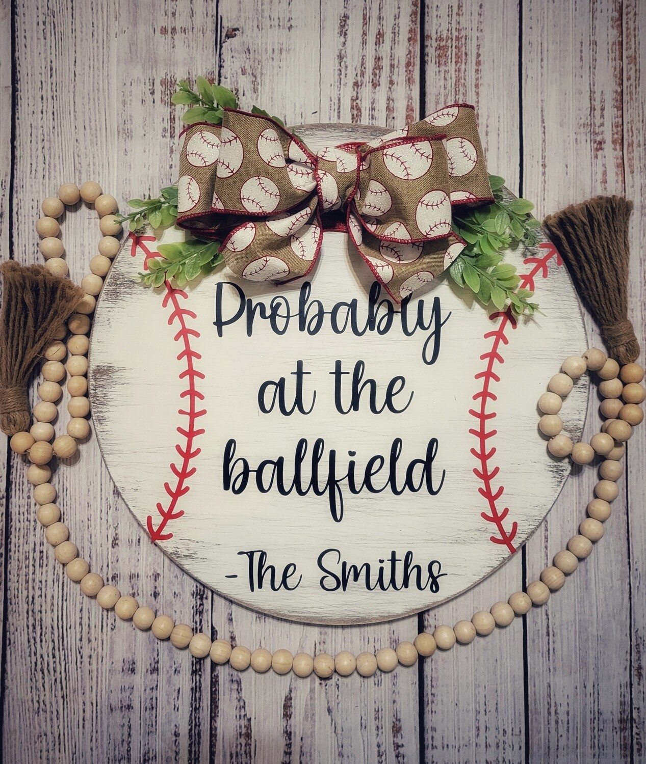 Baseball Door Hanger