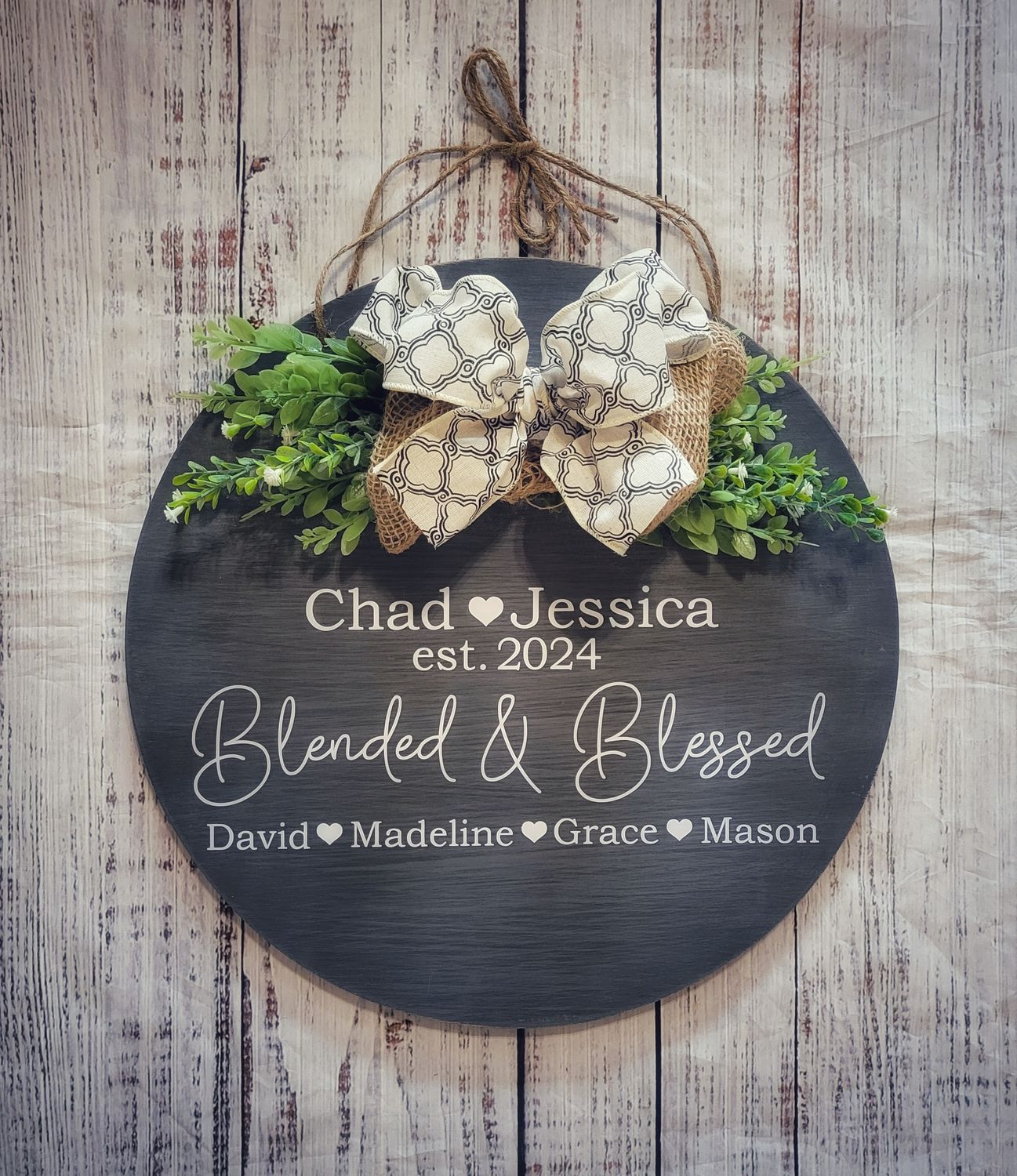Blended &amp; Blessed Hanger
